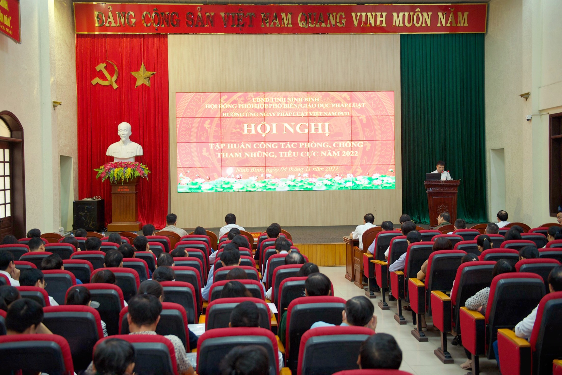 Ninh Bình: Tổ chức tập huấn công tác phòng, chống tham nhũng, tiêu cực năm 2022