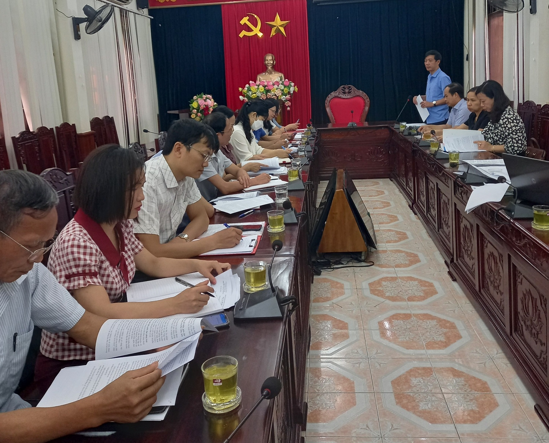 Hội đồng phối hợp phổ biến, giáo dục pháp luật tỉnh kiểm tra  công tác phổ biến, giáo dục pháp luật tại huyện Yên Khánh