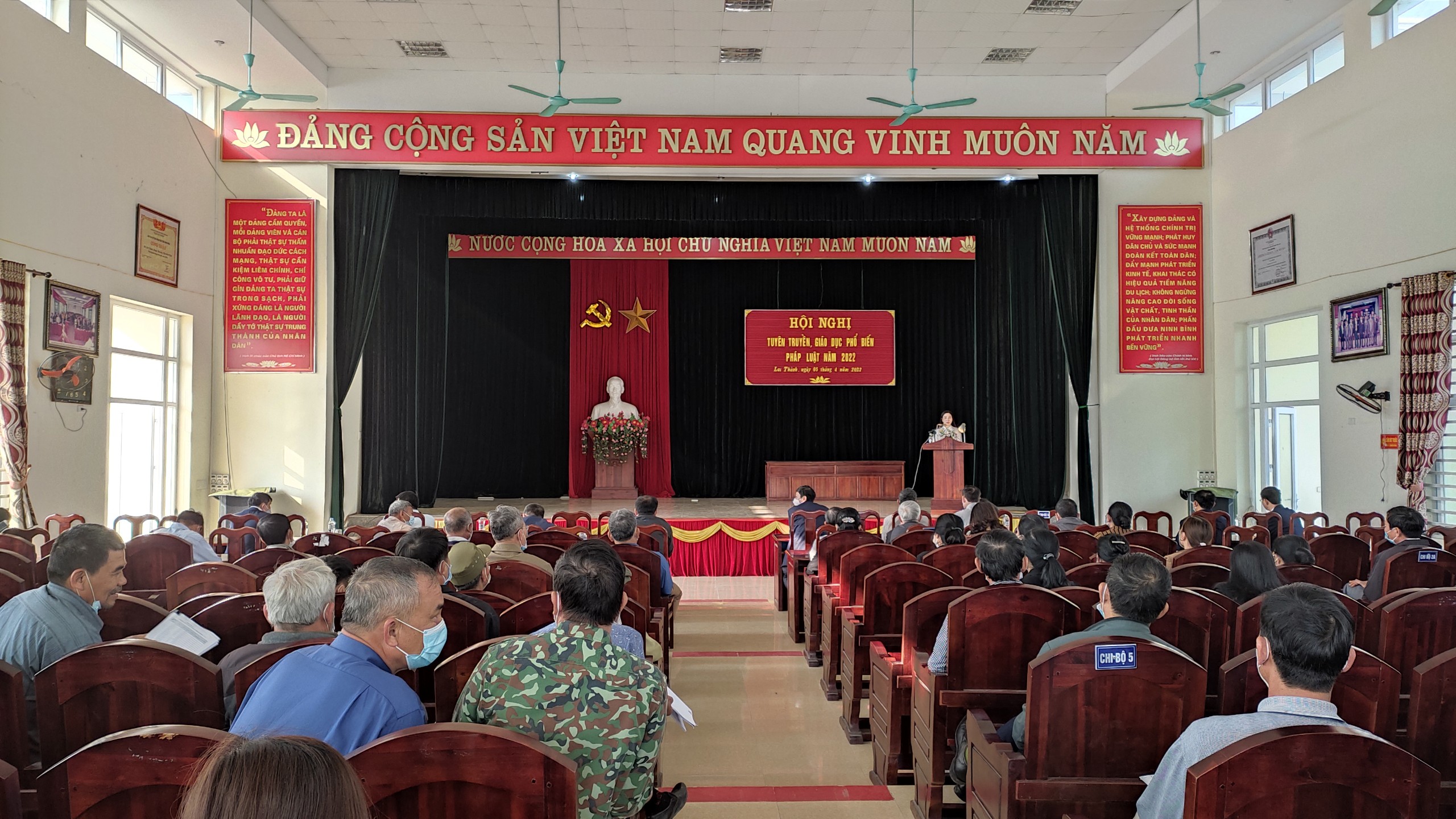 Hội nghị tuyên truyền, phổ biến pháp luật tại xã Lai Thành, xã Kim Chính huyện Kim Sơn