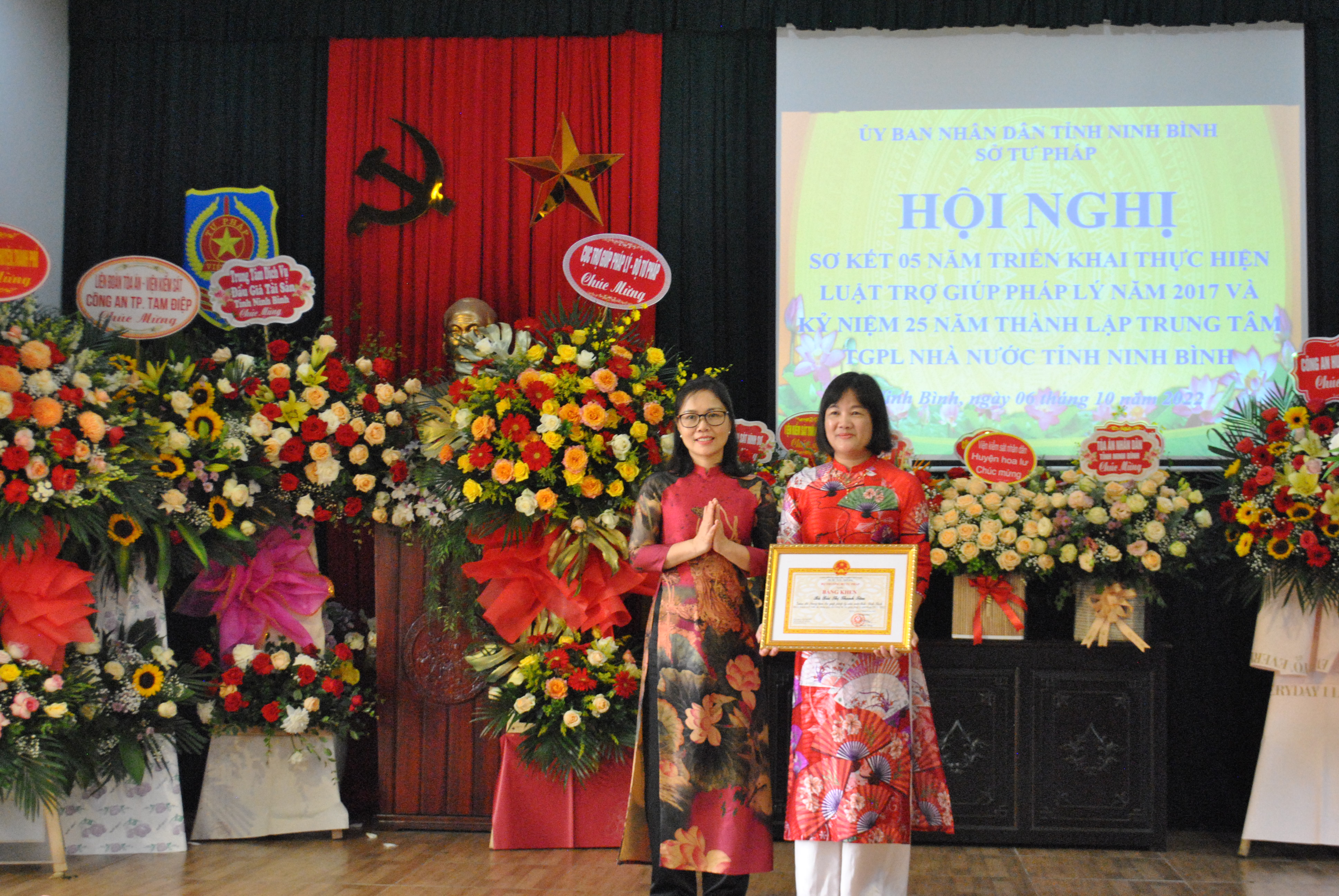 Tổng kết 05 năm thực hiện Luật Trợ giúp pháp lý, kỷ niệm 25 năm thành lập Trung tâm trợ giúp pháp lý nhà nước tỉnh Ninh Bình